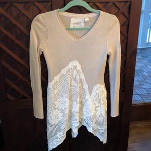 Angel of the North sweater top from Anthropologie